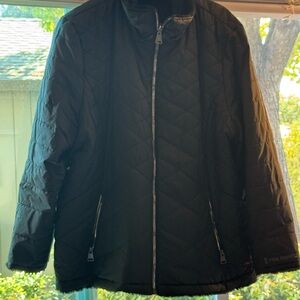 Free Country Black Faux Fur Jacket